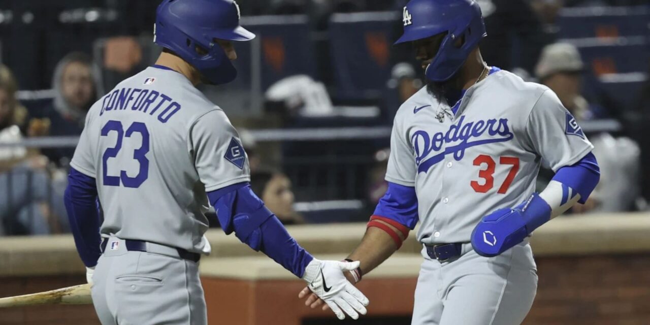 Hernández guía a Dodgers a triunfo 7-5 sobre Mets en 13 entradas y en jornada lluviosa