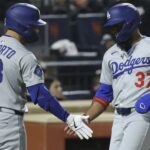 Hernández guía a Dodgers a triunfo 7-5 sobre Mets en 13 entradas y en jornada lluviosa