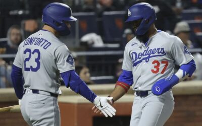 Hernández guía a Dodgers a triunfo 7-5 sobre Mets en 13 entradas y en jornada lluviosa
