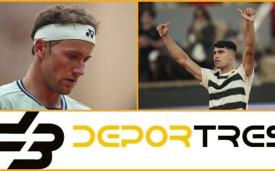 Ruud sufre por una dolorosa rodilla y Alcaraz avanza en Roland Garros(Video D3 completo 12:00 PM)