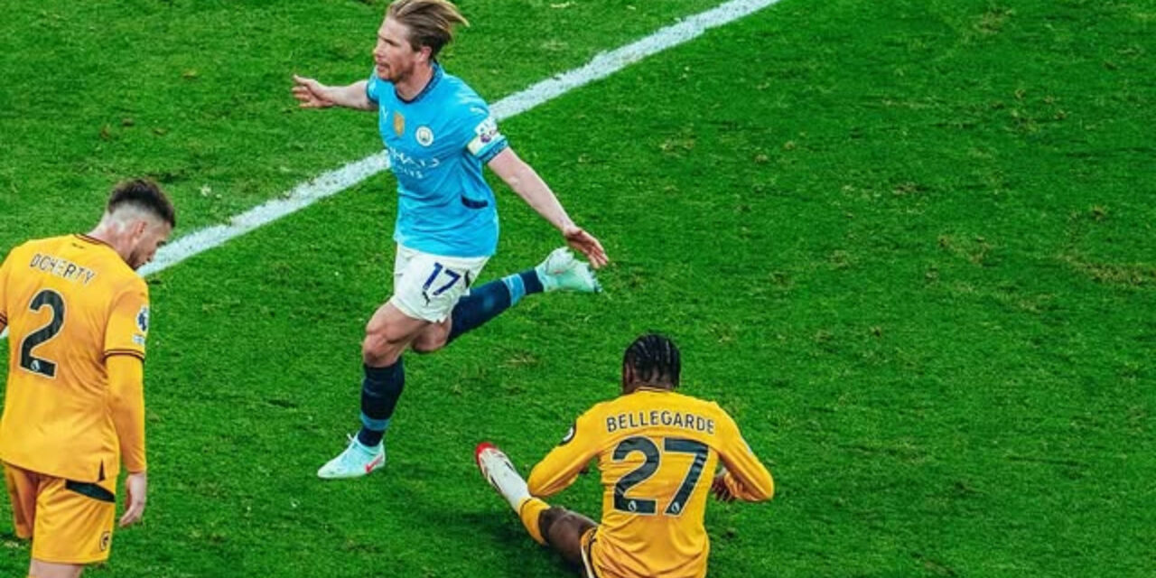 De Bruyne aún sigue vigente y da una vital victoria a Man City ante Wolves