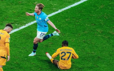 De Bruyne aún sigue vigente y da una vital victoria a Man City ante Wolves