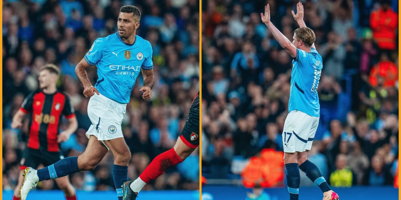 Man City acaricia la Champions en adiós de Kevin De Bruyne