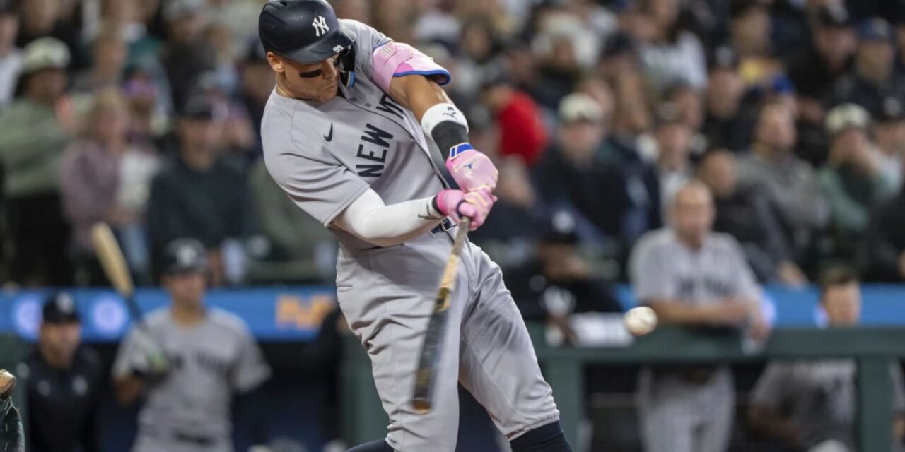 Judge batea 15to jonrón para liderar las mayores y guiar a Yankees a triunfo sobre Marineros