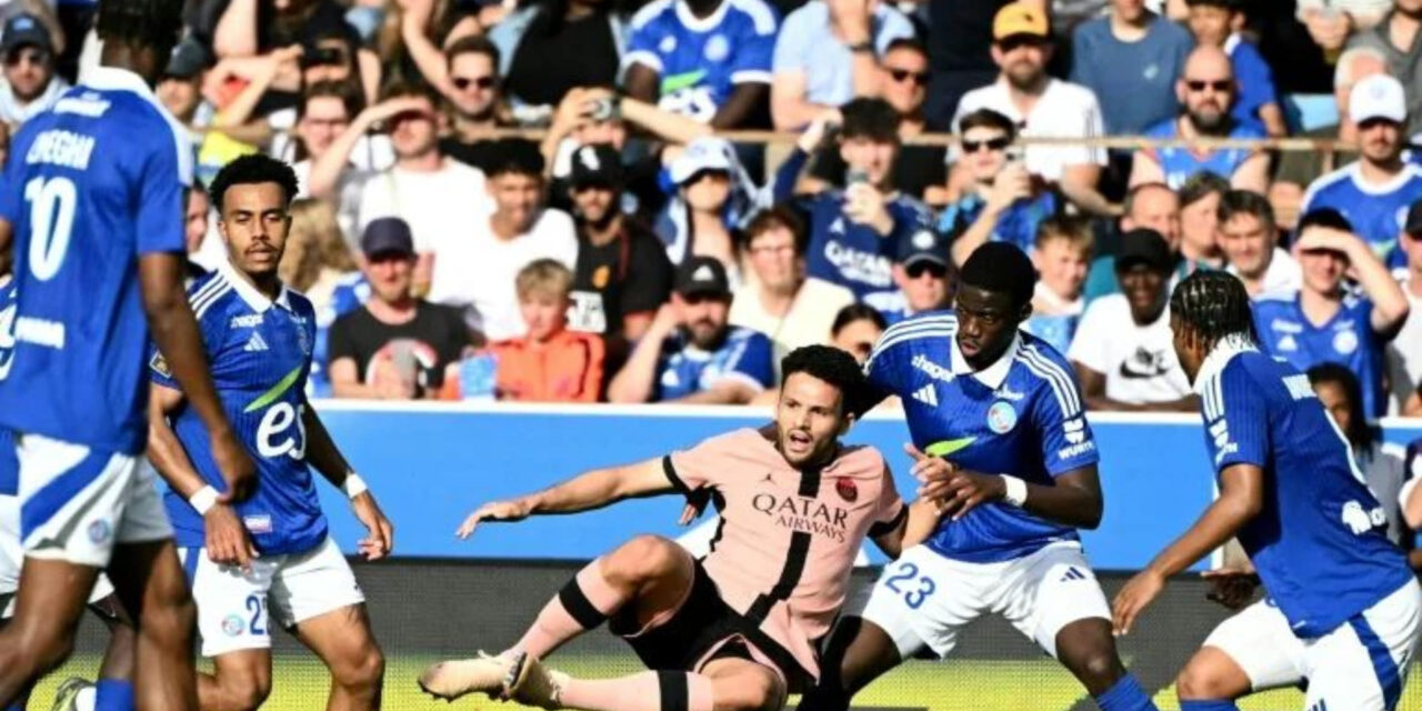 El campeón PSG cae en Estrasburgo antes de duelo crucial ante Arsenal