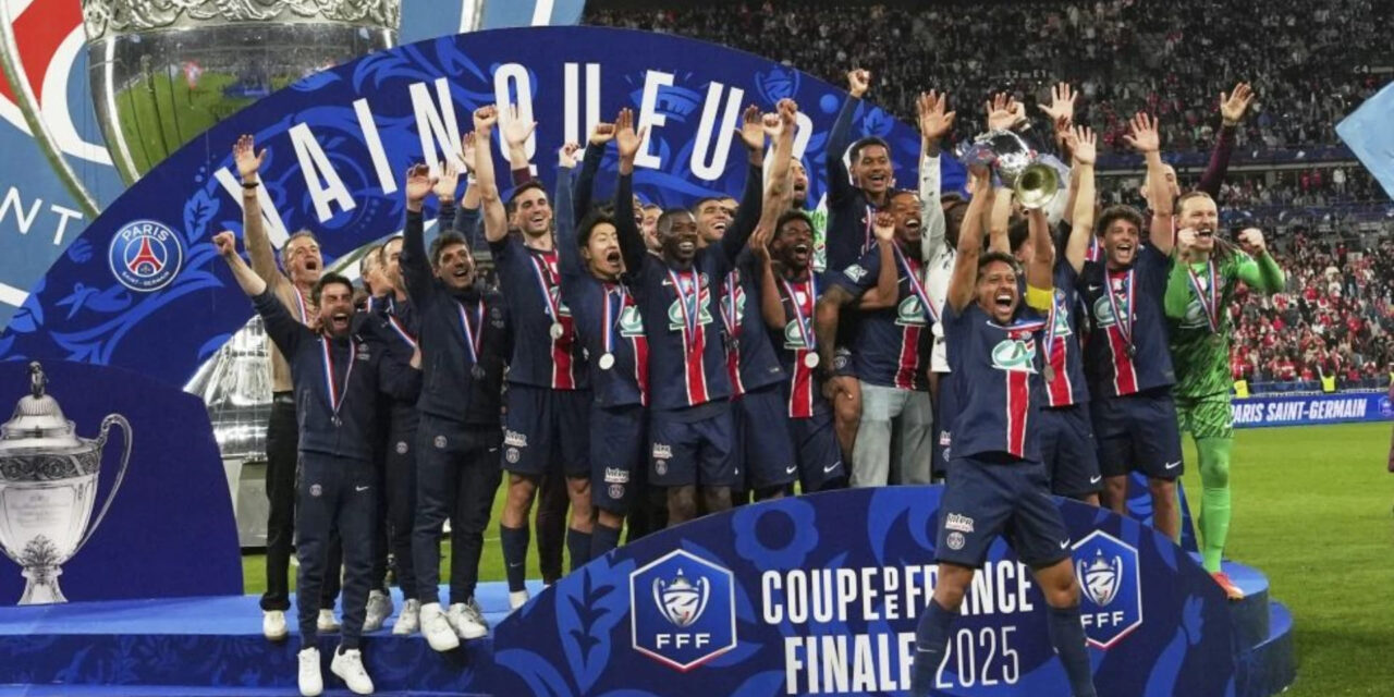 PSG vence al Reims y gana la Copa de Francia antes de la final de la Liga de Campeones