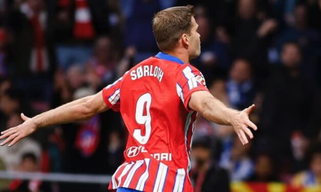 Sorloth anota 4 goles y el triplete más rápido de La Liga para que Atlético golee a Real Sociedad