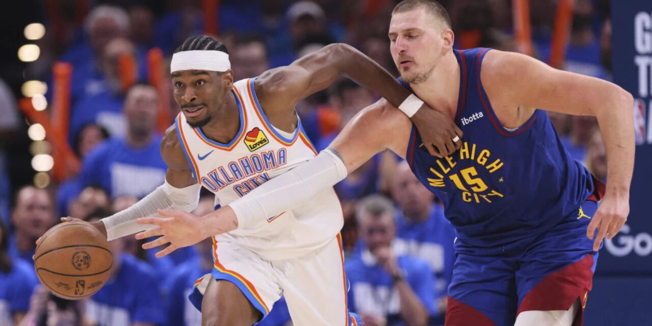 Gilgeous-Alexander anota 31 y Thunder vence 112-105 a Nuggets para liderar 3-2 la semifinal
