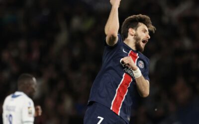 Kvaratskhelia calienta motores en un ‘entrenamiento’ del PSG