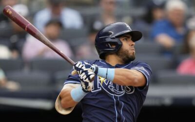 Aranda conecta HR y remolca 3 en victoria 7-5 de Rays sobre Yankees