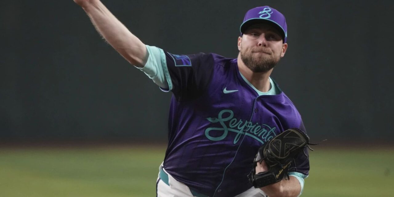 Burnes lanza siete entradas y lidera a Diamondbacks 3-0 sobre Dodgers
