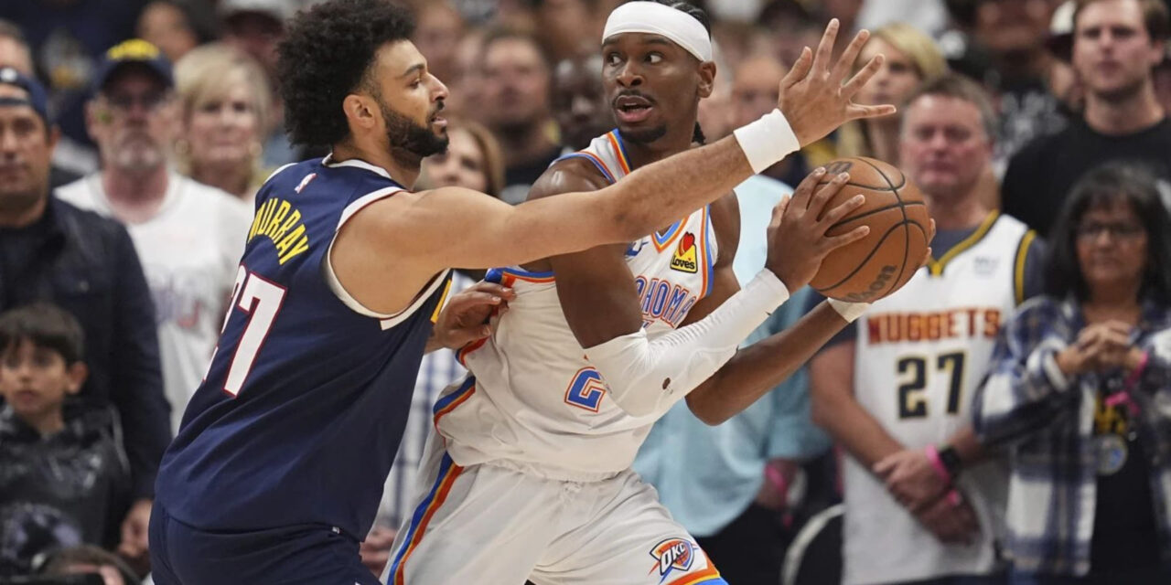 Shai Gilgeous-Alexander anota 25 puntos y lidera al Thunder ante Denver 92-87 para empatar la serie 2-2