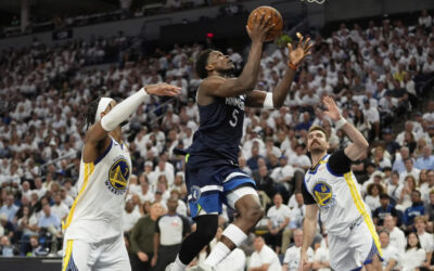 Timberwolves vencen a Warriors en 5to partido y avanzan a final del Oeste por 2do año consecutivo