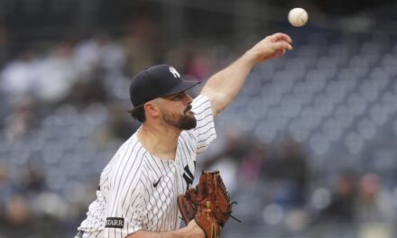 Rodón y los Yankees vencen 3-0 a Raners y ganan la serie a 3 juegos