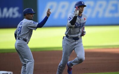 Ohtani dispara otro jonrón de apertura y Dodgers derrotan 7-2 a Guardianes