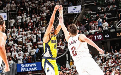 Triple de Haliburton da victoria a Pacers 120-119 sobre Cavs y ventaja 2-0 en serie