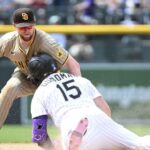 Goodman conecta un doble, un triple y un HR y tiene 5 carreras impulsadas mientras los Rockies vencen a los Padres 9-3
