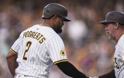 Jonrón de tres carreras de Bogaerts en la 1ra guía a Vásquez y Padres a victoria 5-1 ante Angelinos