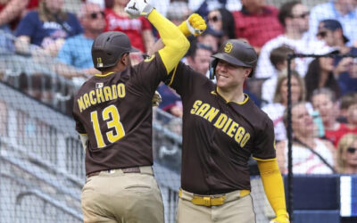 Cronenworth conecta jonrón decisivo y Padres vencen 5-3 a los Bravos