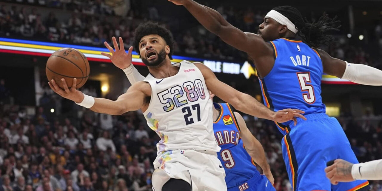 Jamal Murray anota 25 puntos y Nuggets derrotan 119-107 a Thunder para forzar 7mo duelo