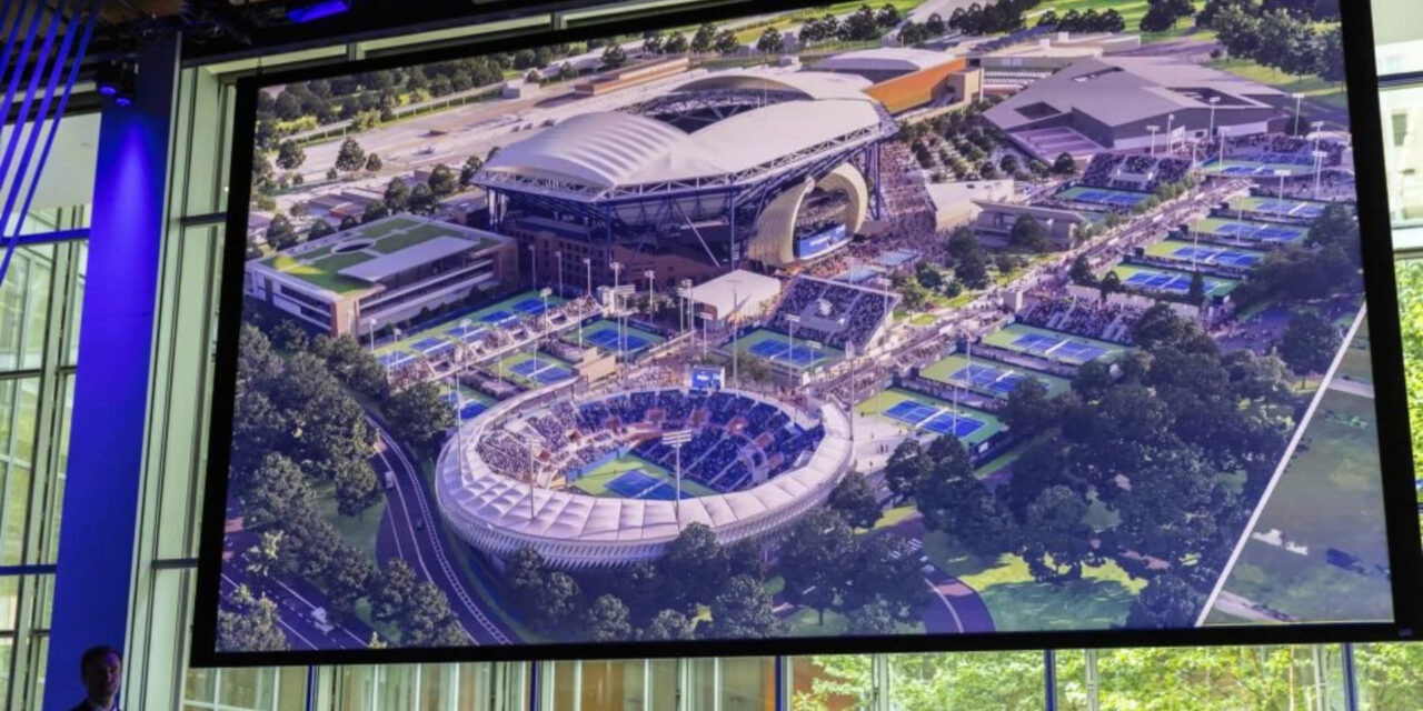 El estadio Arthur Ashe del US Open será renovado en un proyecto de 800 millones de dólares