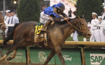 Sovereignty reina en 151ra edición del Derbi de Kentucky, supera al favorito Journalism en lodo