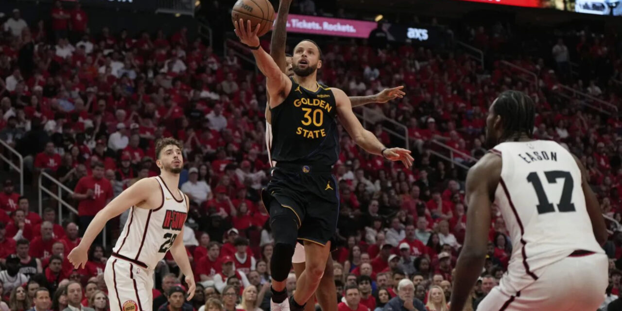 Stephen Curry y Buddy Hield lideran a Warriors 103-89 sobre Rockets en el Juego 7