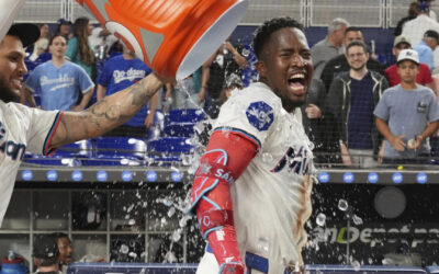 Sencillo impulsor de Sánchez en la 10ª da triunfo 5-4 a los Marlins sobre Dodgers