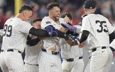 Yankees remontan ante los Padres 4-3 en 10 entradas después de romper el intento de no hit de Cease en la séptima.
