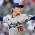 Yamamoto permite apenas 1 hit en 6 entradas en blanco y Dodgers superan 2-1 a Bravos