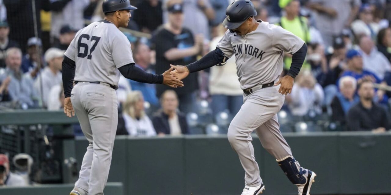 Grisham conecta dos jonrones y Yankees vencen 11-5 a Marineros. Cabrera sale lesionado