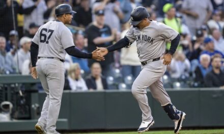 Grisham conecta dos jonrones y Yankees vencen 11-5 a Marineros. Cabrera sale lesionado