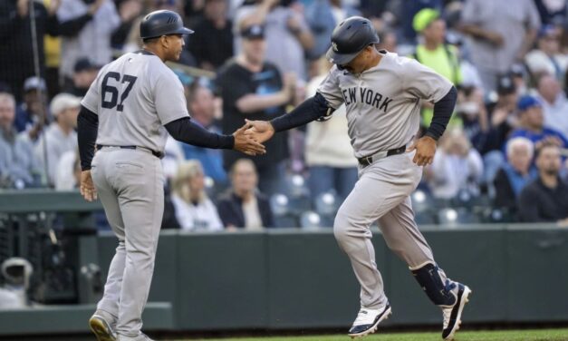 Grisham conecta dos jonrones y Yankees vencen 11-5 a Marineros. Cabrera sale lesionado
