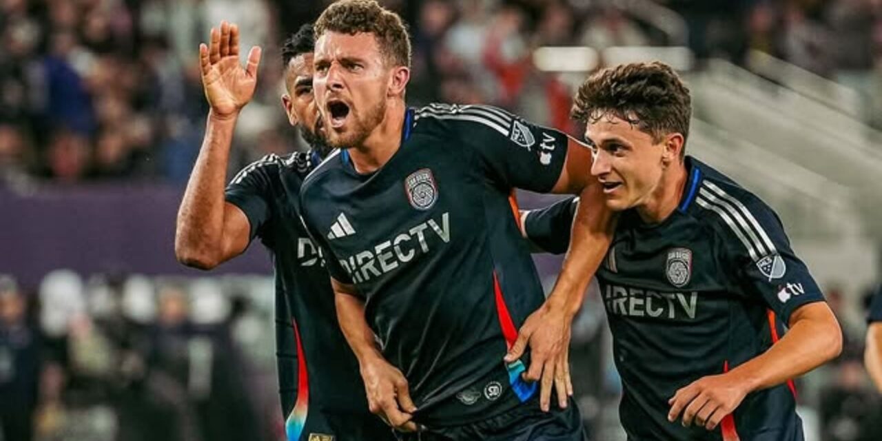 Anders Dreyer anotó y asistió en la victoria de San Diego sobre Rapids 2-0