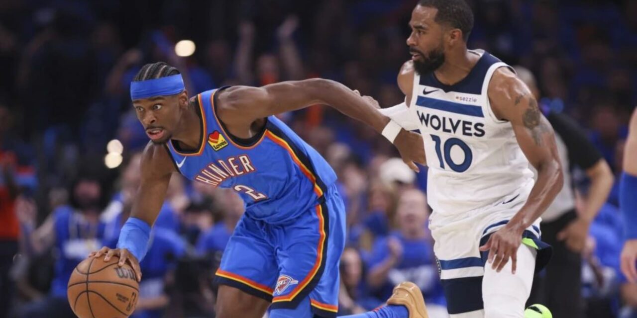 Gilgeous-Alexander y Thunder abruman a Timberwolves y aventajan por 2-0 finales del Oeste