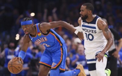 Gilgeous-Alexander y Thunder abruman a Timberwolves y aventajan por 2-0 finales del Oeste