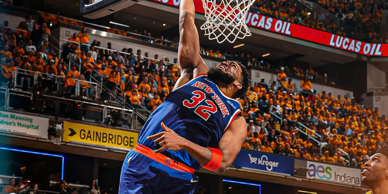 Knicks remontan para vencer 106-100 a Pacers y acercarse 2-1 en las finales del Este