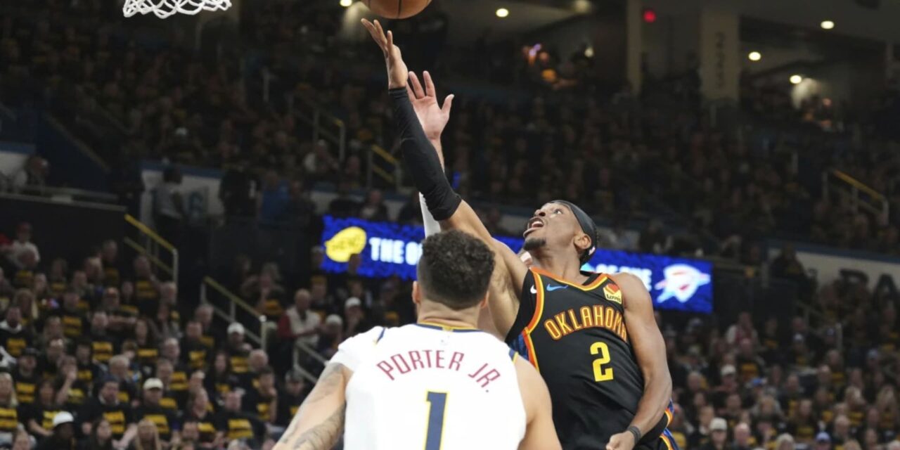 Gilgeous-Alexander anota 34 puntos y Thunder vence a Nuggets por 149-106