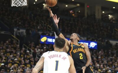Gilgeous-Alexander anota 34 puntos y Thunder vence a Nuggets por 149-106