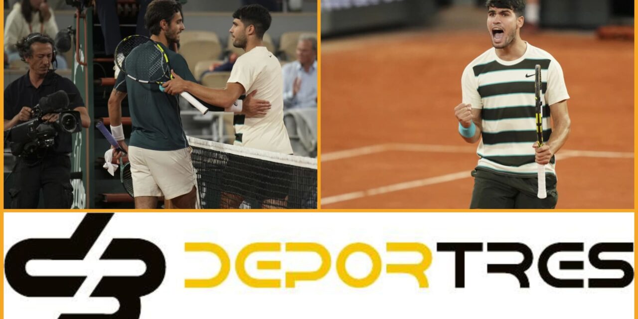 Alcaraz avanza a la final tras retiro de Musetti en el cuarto set(Video D3 completo 12:00 PM)
