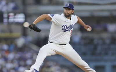 Kershaw gana su 3ra apertura seguida, Rojas conecta jonrón y Dodgers superan 6-5 a Nacionales