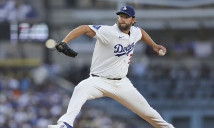 Kershaw gana su 3ra apertura seguida, Rojas conecta jonrón y Dodgers superan 6-5 a Nacionales
