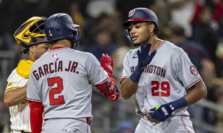 Wood batea un jonrón e impulsa cuatro en la victoria de los Nacionales 10-6 sobre los Padres