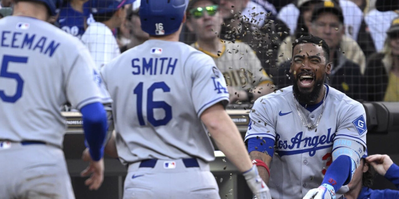 Dodgers superan a Padres 8-7 en el primer encuentro de la temporada entre rivales