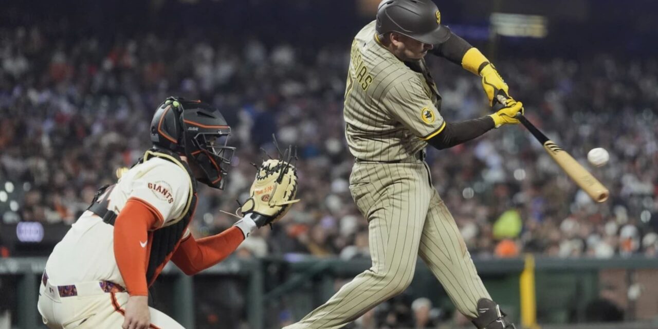 Un elevado de sacrificio de José Iglesias en la 10ma da triunfo 1-0 a Padres sobre Gigantes