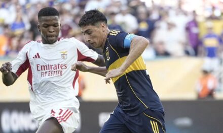 Boca Jrs. y Benfica empataron 2-2 luego de que el equipo ‘Xeneize’ tenía una ventaja de dos goles