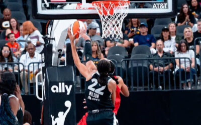 A’ja Wilson anota 24 puntos y las Aces vencen a Caitlin Clark y al Fever por 89-81 para poner fin a una racha de 3 derrotas.
