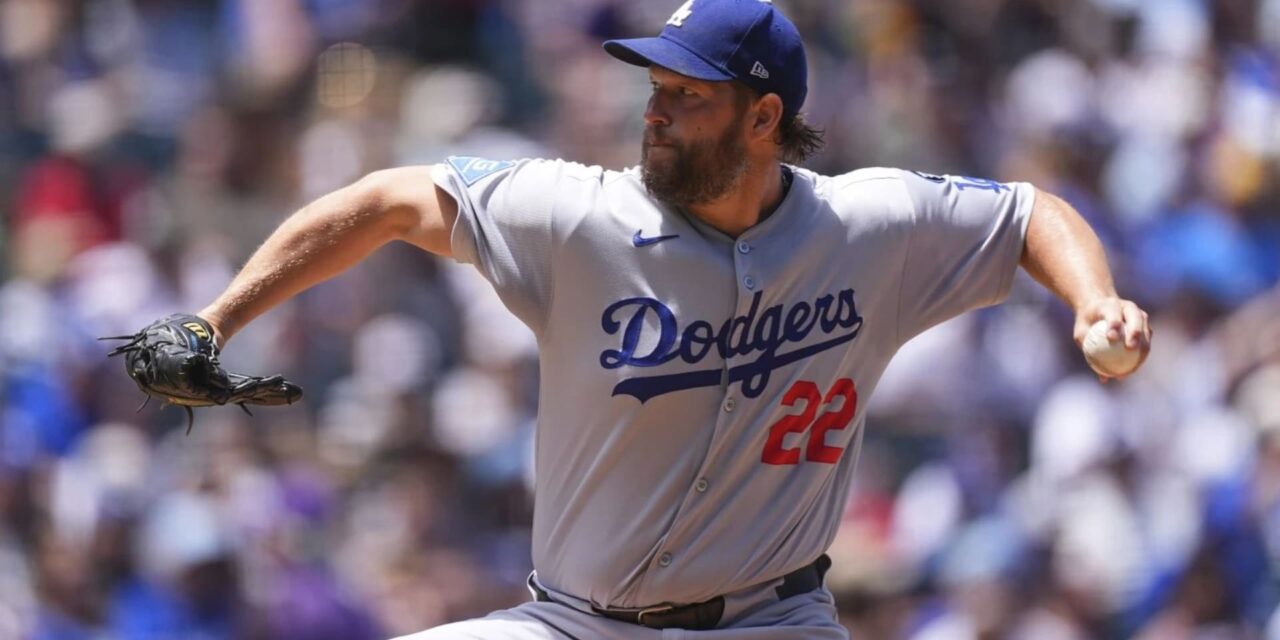 Kershaw se acerca a los 3.000 ponches en victoria 3-1 de Dodgers sobre Rockies