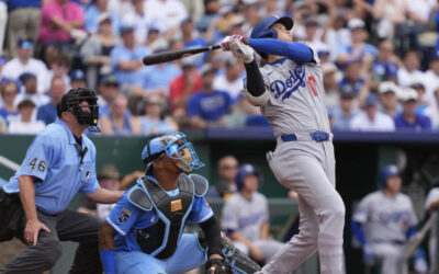 Gran jornada de Pasquantino ayuda a Reales a vencer 9-5 a Ohtani y Dodgers
