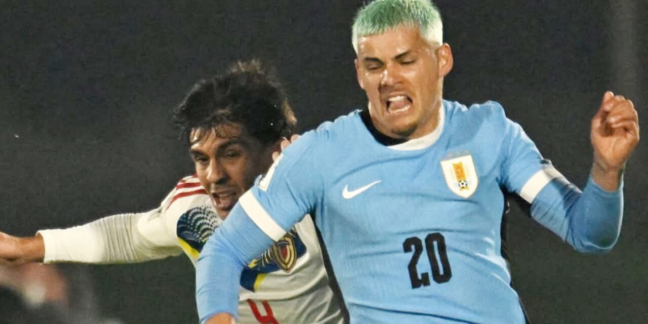 Uruguay despierta y queda a las puertas de un nuevo Mundial con triunfo 2-0 ante Venezuela